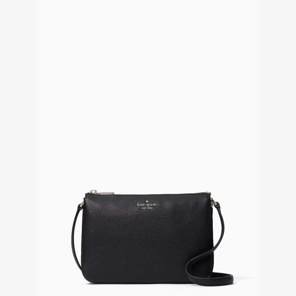Kate Spade Leila Triple Gusset Crossbody black